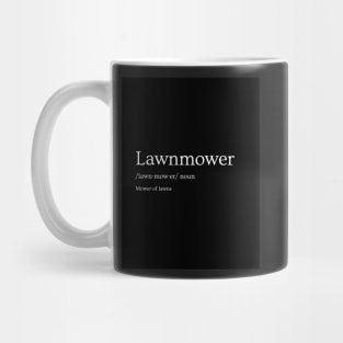 Lawnmower Definition Mug